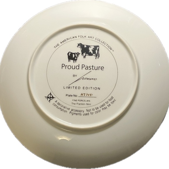Proud Pasture - Decorative Plate - Picture 2 of 2